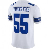 D.Cowboys #55 Leighton Vander Esch White Vapor Limited Player Jersey Stitched American Football Jerseys