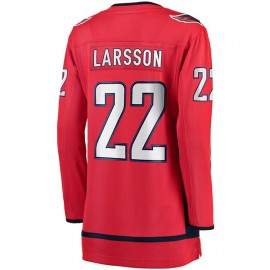 W.Capitals #22 Johan Larsson Fanatics Branded Home Breakaway Player Jersey Red Stitched American Hockey Jerseys