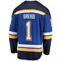 St.L.Blues #1 Thomas Greiss Fanatics Branded Home Breakaway Player Jersey Blue Stitched American Hockey Jerseys